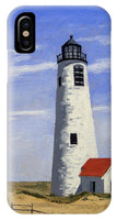 Great Point Lighthouse Nantucket Massachusetts - Phone Case