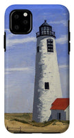 Great Point Lighthouse Nantucket Massachusetts - Phone Case