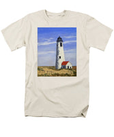 Great Point Lighthouse Nantucket Massachusetts - Men's T-Shirt  (Regular Fit)