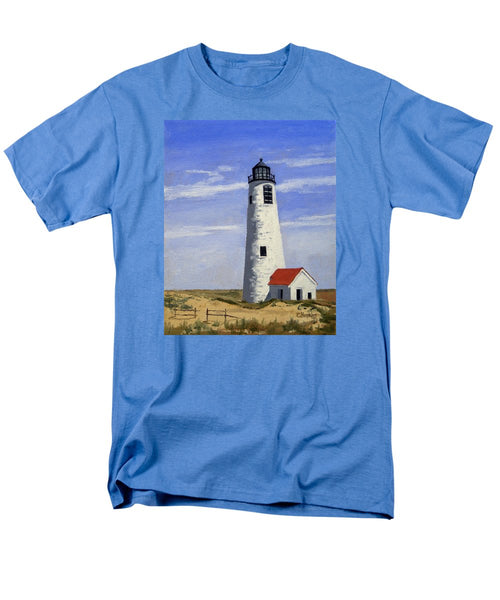 Great Point Lighthouse Nantucket Massachusetts - Men's T-Shirt  (Regular Fit)