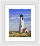 Great Point Lighthouse Nantucket Massachusetts - Framed Print