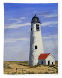 Great Point Lighthouse Nantucket Massachusetts - Blanket