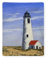 Great Point Lighthouse Nantucket Massachusetts - Blanket