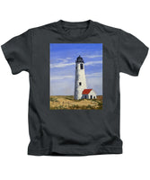 Great Point Lighthouse Nantucket Massachusetts - Kids T-Shirt