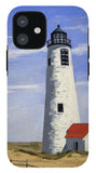 Great Point Lighthouse Nantucket Massachusetts - Phone Case