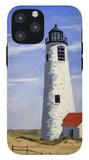 Great Point Lighthouse Nantucket Massachusetts - Phone Case