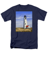 Great Point Lighthouse Nantucket Massachusetts - Men's T-Shirt  (Regular Fit)