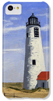 Great Point Lighthouse Nantucket Massachusetts - Phone Case