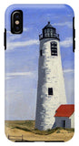 Great Point Lighthouse Nantucket Massachusetts - Phone Case