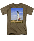 Great Point Lighthouse Nantucket Massachusetts - Men's T-Shirt  (Regular Fit)