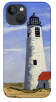 Great Point Lighthouse Nantucket Massachusetts - Phone Case