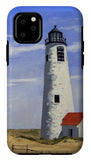 Great Point Lighthouse Nantucket Massachusetts - Phone Case