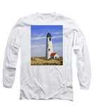 Great Point Lighthouse Nantucket Massachusetts - Long Sleeve T-Shirt