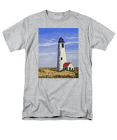 Great Point Lighthouse Nantucket Massachusetts - Men's T-Shirt  (Regular Fit)