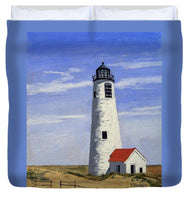 Great Point Lighthouse Nantucket Massachusetts - Duvet Cover