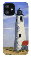 Great Point Lighthouse Nantucket Massachusetts - Phone Case