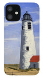 Great Point Lighthouse Nantucket Massachusetts - Phone Case