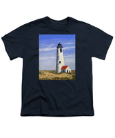 Great Point Lighthouse Nantucket Massachusetts - Youth T-Shirt