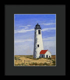 Great Point Lighthouse Nantucket Massachusetts - Framed Print