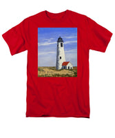 Great Point Lighthouse Nantucket Massachusetts - Men's T-Shirt  (Regular Fit)