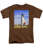 Great Point Lighthouse Nantucket Massachusetts - Men's T-Shirt  (Regular Fit)