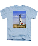 Great Point Lighthouse Nantucket Massachusetts - Kids T-Shirt