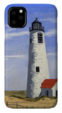 Great Point Lighthouse Nantucket Massachusetts - Phone Case