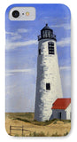 Great Point Lighthouse Nantucket Massachusetts - Phone Case