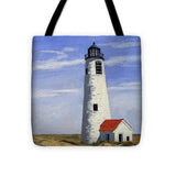 Great Point Lighthouse Nantucket Massachusetts - Tote Bag