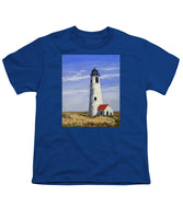 Great Point Lighthouse Nantucket Massachusetts - Youth T-Shirt