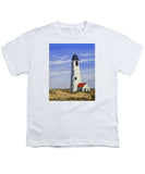 Great Point Lighthouse Nantucket Massachusetts - Youth T-Shirt