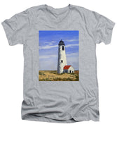 Great Point Lighthouse Nantucket Massachusetts - Men's V-Neck T-Shirt