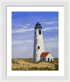 Great Point Lighthouse Nantucket Massachusetts - Framed Print