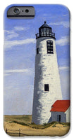 Great Point Lighthouse Nantucket Massachusetts - Phone Case