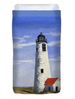 Great Point Lighthouse Nantucket Massachusetts - Duvet Cover