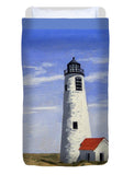 Great Point Lighthouse Nantucket Massachusetts - Duvet Cover