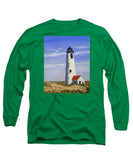 Great Point Lighthouse Nantucket Massachusetts - Long Sleeve T-Shirt