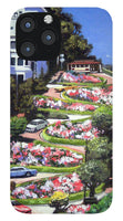 Lombard Street - San Francisco, California - Phone Case