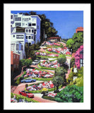 Lombard Street - San Francisco, California - Framed Print