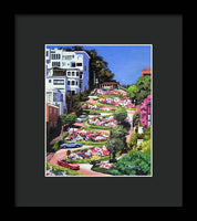 Lombard Street - San Francisco, California - Framed Print