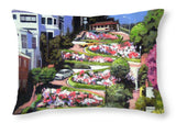 Lombard Street - San Francisco, California - Throw Pillow