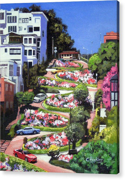 Lombard Street - San Francisco, California - Acrylic Print