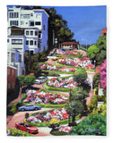 Lombard Street - San Francisco, California - Blanket