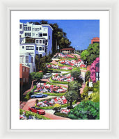 Lombard Street - San Francisco, California - Framed Print