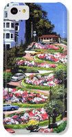 Lombard Street - San Francisco, California - Phone Case