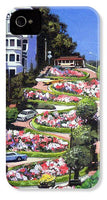 Lombard Street - San Francisco, California - Phone Case