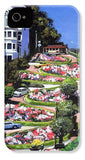 Lombard Street - San Francisco, California - Phone Case