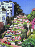 Lombard Street San Francisco  - Puzzle