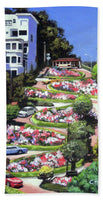 Lombard Street San Francisco  - Bath Towel