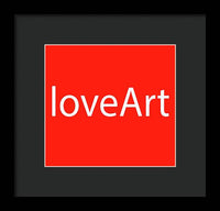 loveArt - Framed Print